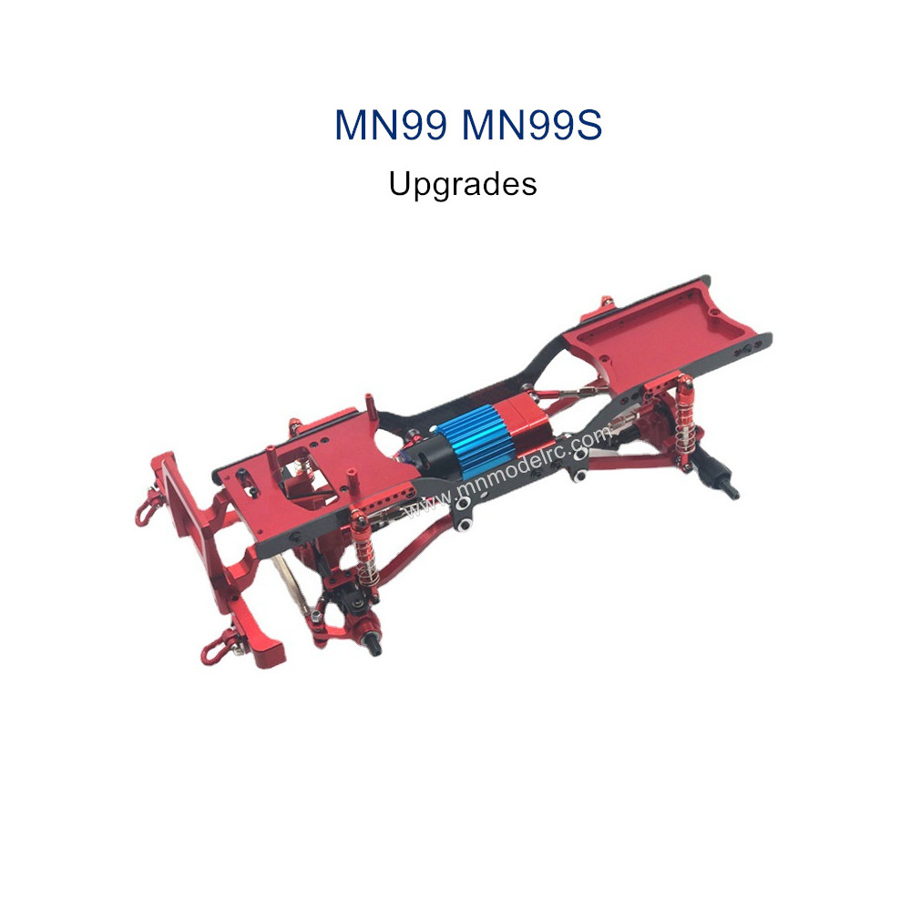 MODEL MN99S Upgrade parts Metal Car Body Kit red