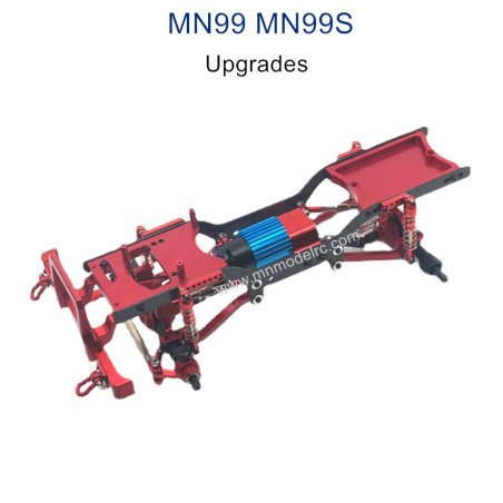 MODEL MN99S Upgrade parts Metal Car Body Kit red