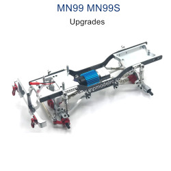 MODEL MN99S Upgrade parts Metal Car Body Kit silver