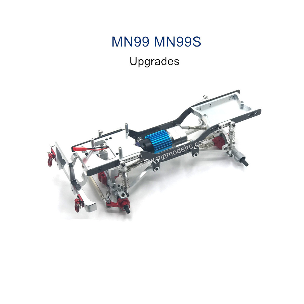 MODEL MN99S Upgrade parts Metal Car Body Kit silver