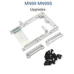 MODEL MN99S Upgrade parts Servo Holder and Shock Seat silver