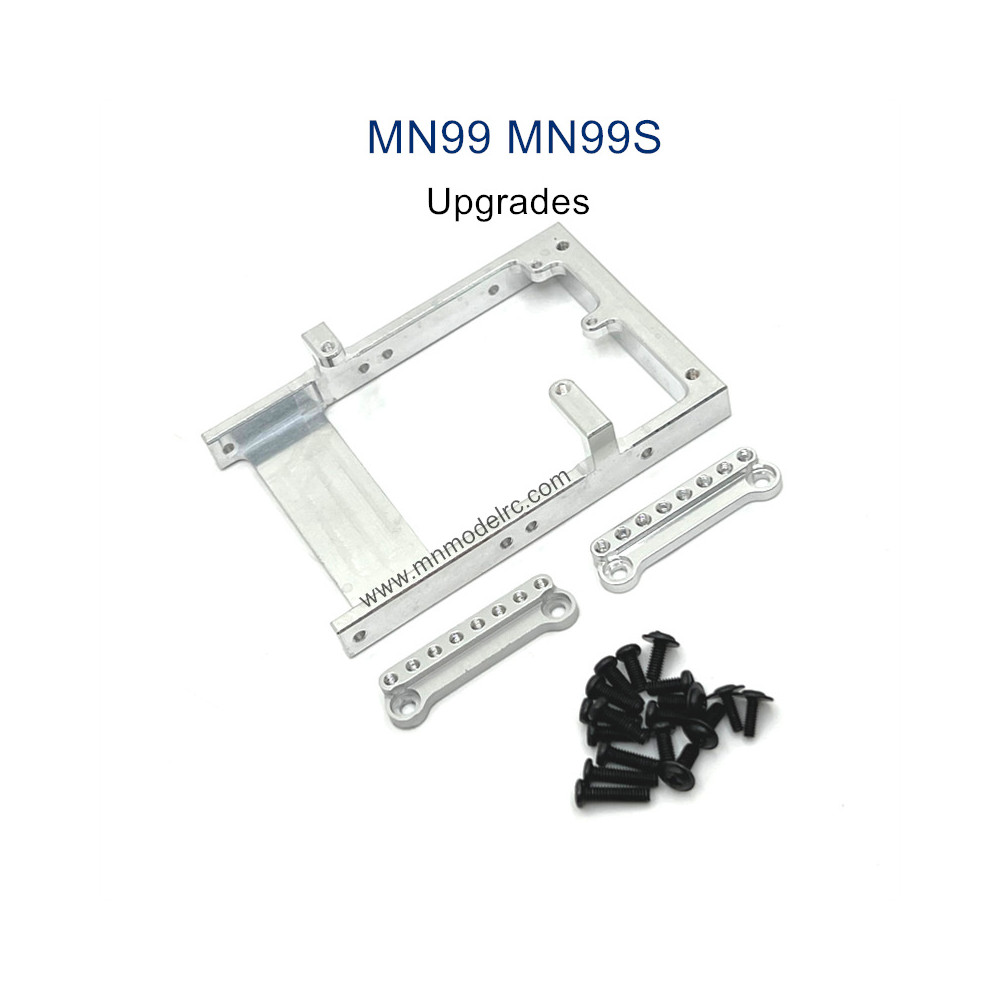 MODEL MN99S Upgrade parts Servo Holder and Shock Seat silver MODEL MN99S Upgrade parts Servo Holder and Shock Seat silver