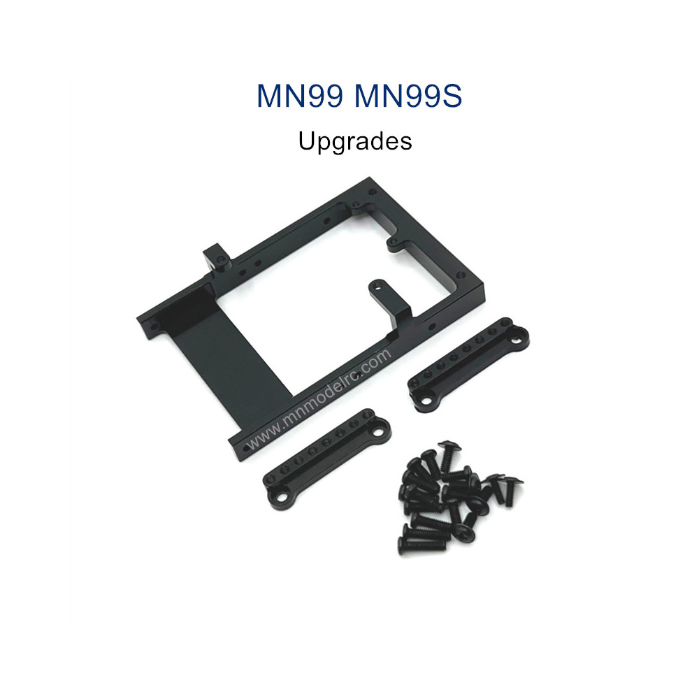 MODEL MN99S Upgrade parts Servo Holder and Shock Seat black MODEL MN99S Upgrade parts Servo Holder and Shock Seat black