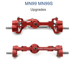 MODEL MN99S Upgrade parts Front and Rear Axle Assembly red
