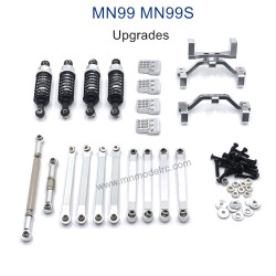 MODEL MN99S Upgrade parts Shock absorber and Connect Rod silver