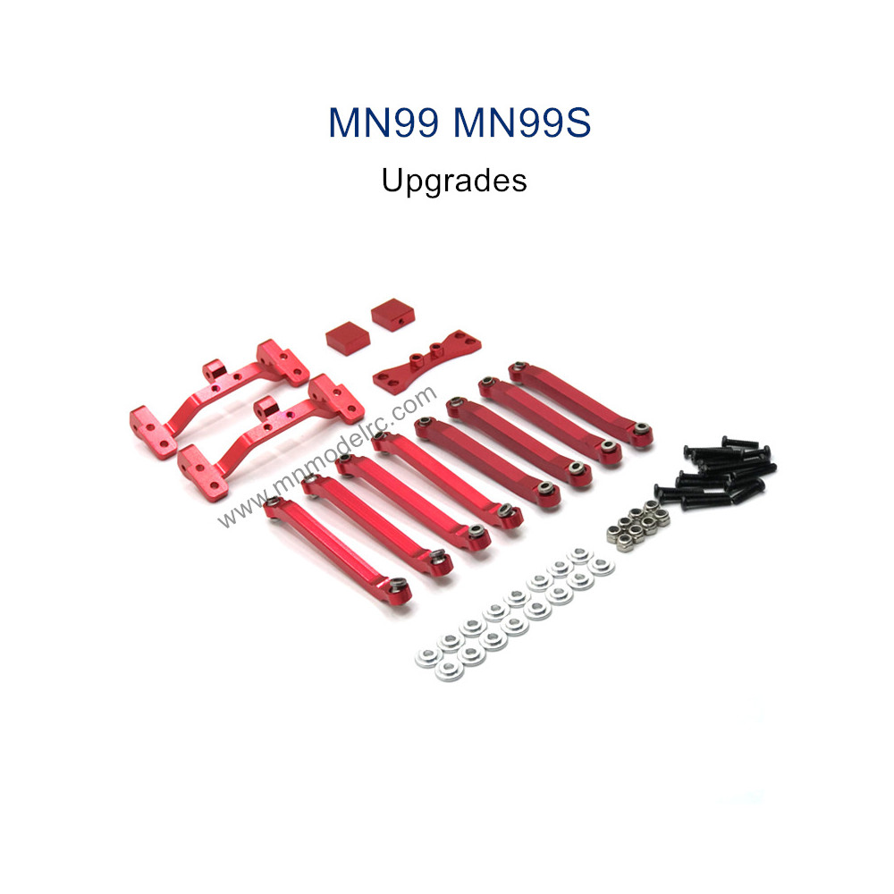 MODEL MN99S Upgrade parts Connect Rod and Connect Rod seat red
