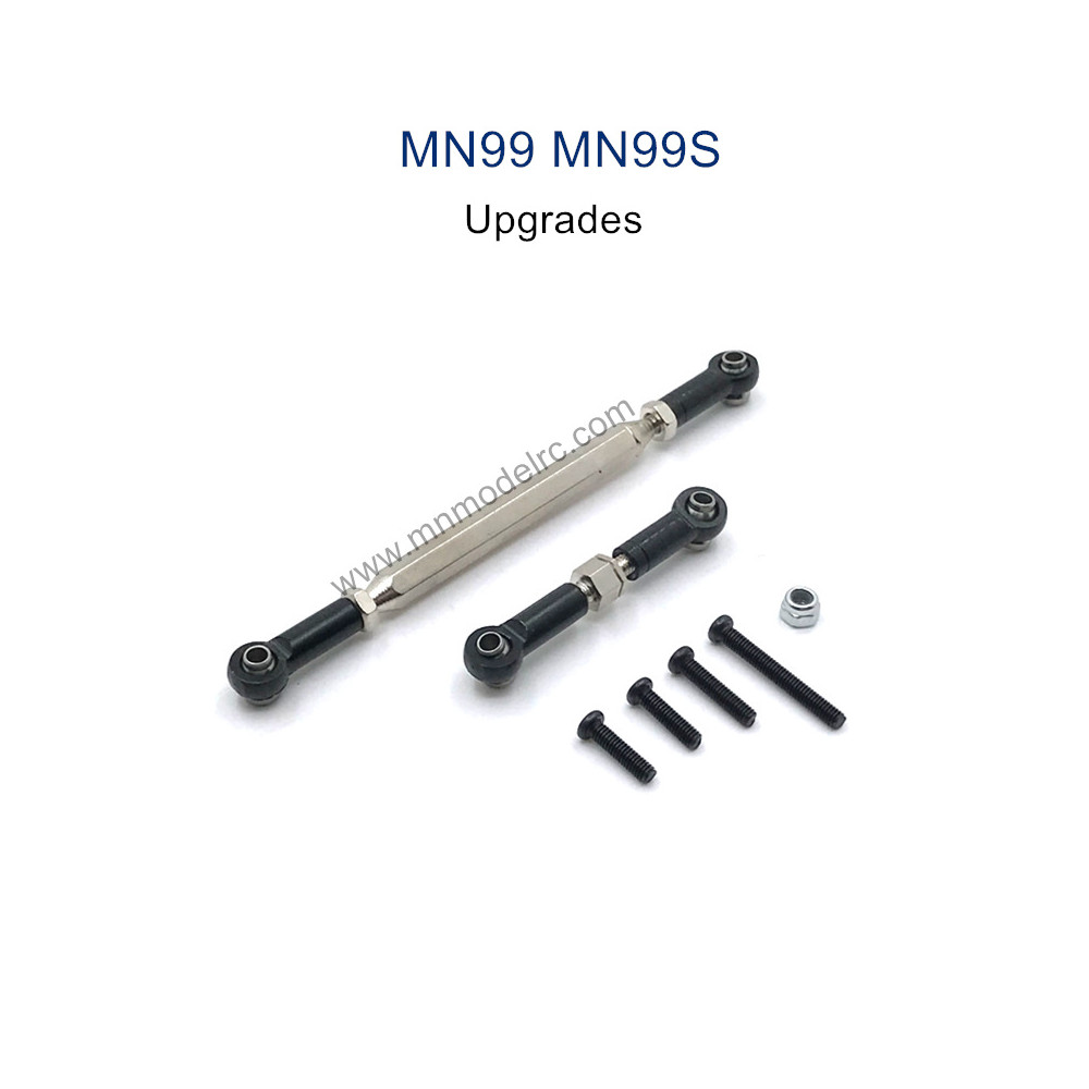 MODEL MN99S Upgrade parts Steering and Servo Connect Rods black