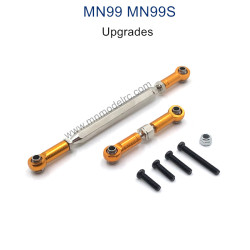 MODEL MN99S Upgrade parts Steering and Servo Connect Rods yellow