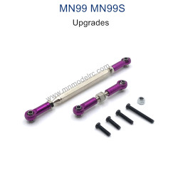 MODEL MN99S Upgrade parts Steering and Servo Connect Rods purple