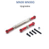 MODEL MN99S Upgrade parts Steering and Servo Connect Rods red