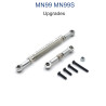 MODEL MN99S Upgrade parts Steering and Servo Connect Rods silver