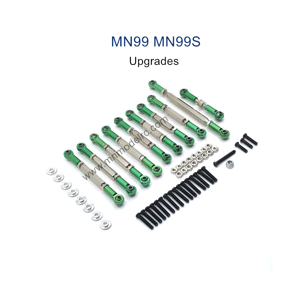 MODEL MN99S Upgrade parts Connect Rods green