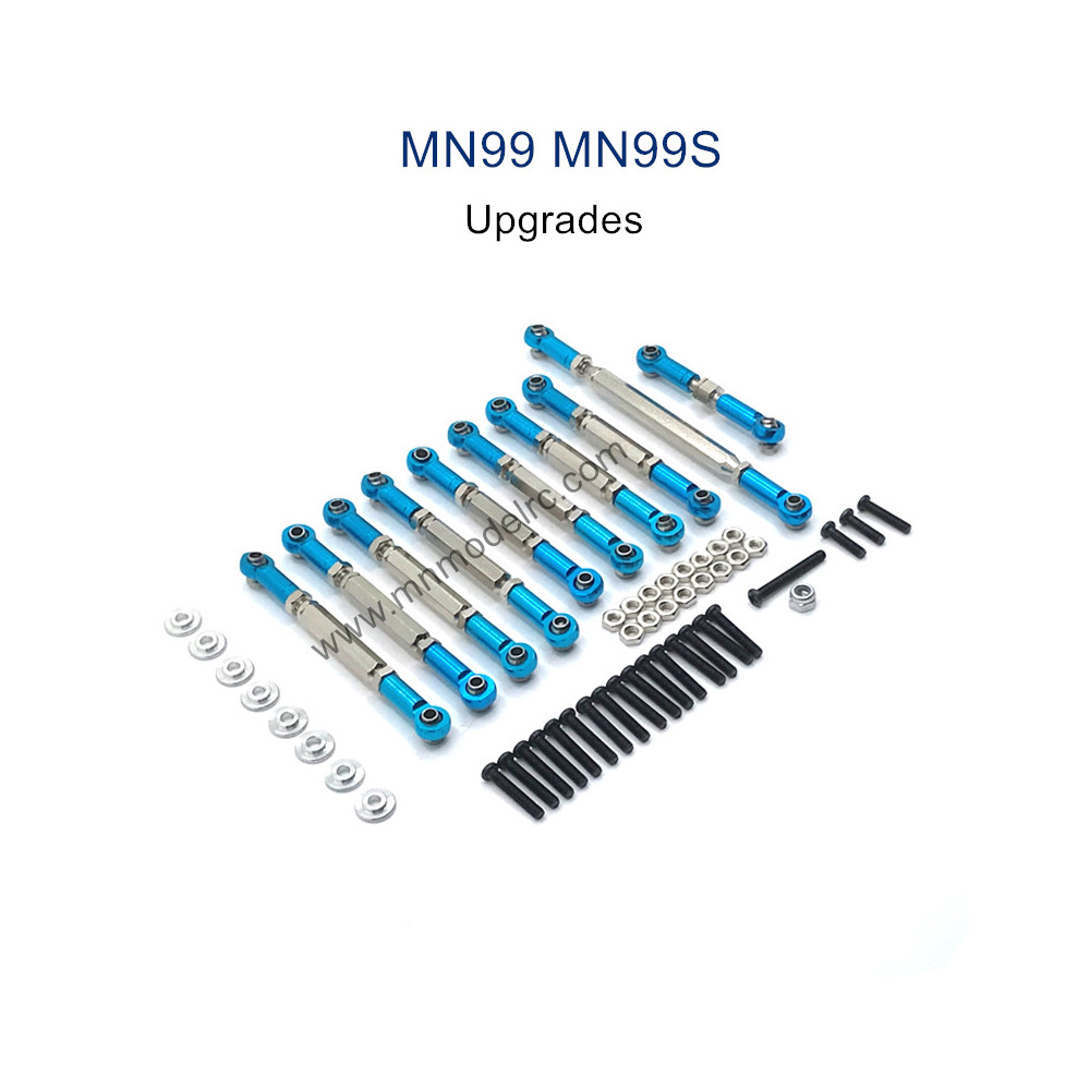 MODEL MN99S Upgrade parts Connect Rods blue