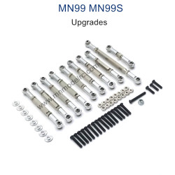 MODEL MN99S Upgrade parts Connect Rods silver