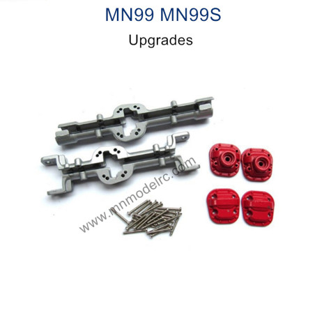 MODEL MN99S Upgrade parts Front and Rear Axle Shell