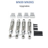 MODEL MN99S Upgrade parts Metal Shock and Seat silver