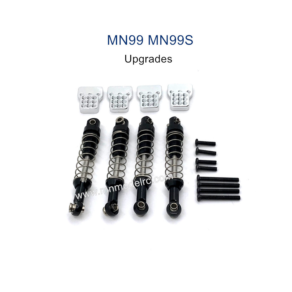 MODEL MN99S Upgrade parts Metal Shock and Seat black