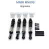 MODEL MN99S Upgrade parts Metal Shock and Seat black