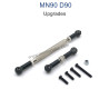 MN MODEL MN-90 Upgrade Parts Steering and Servo Connect Rods black