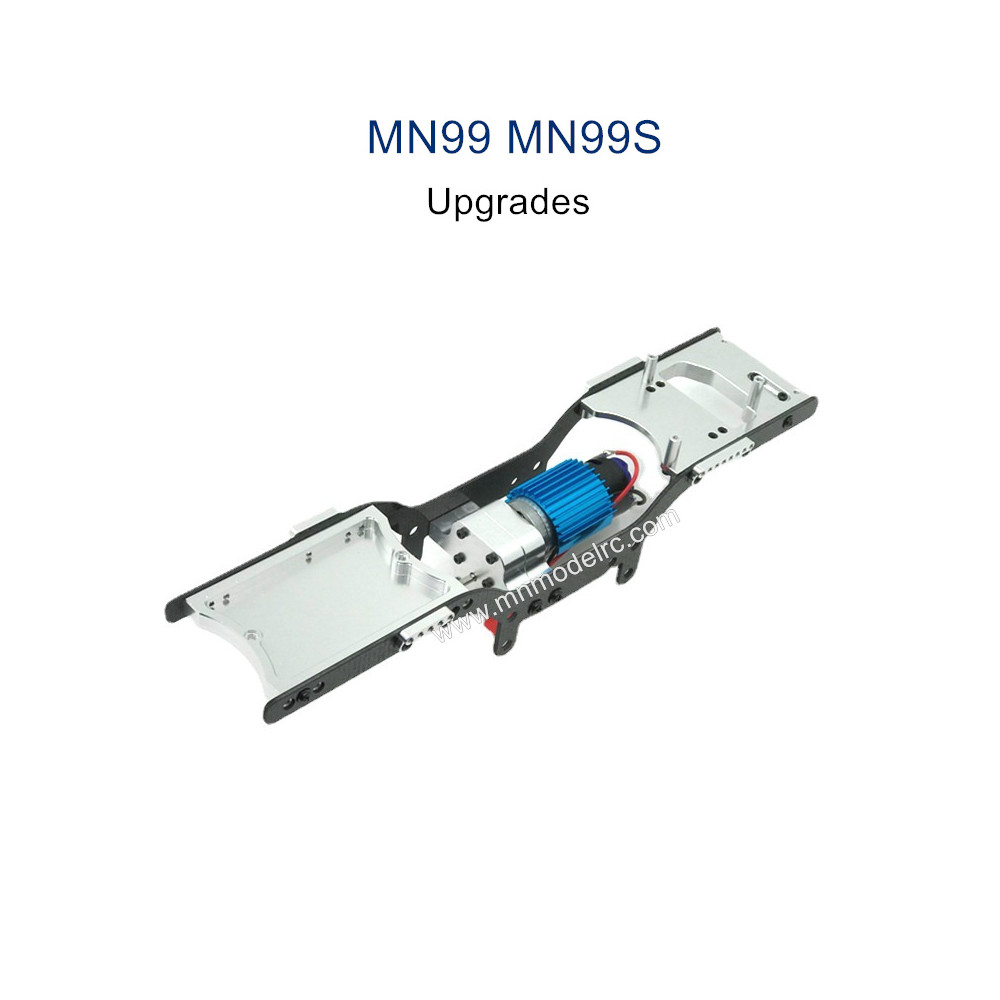 MODEL MN99S Upgrade parts Metal Body Frame with Motor silver