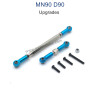 MN MODEL MN-90 Upgrade Parts Steering and Servo Connect Rods blue