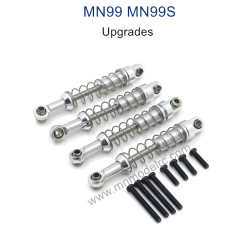 MODEL MN99S Upgrade parts Metal Shocks silver