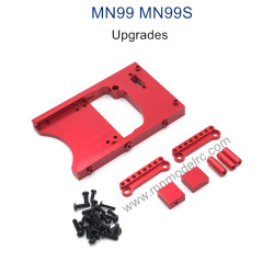 MODEL MN99S Upgrade parts Servo Seat and Shocks Tower red