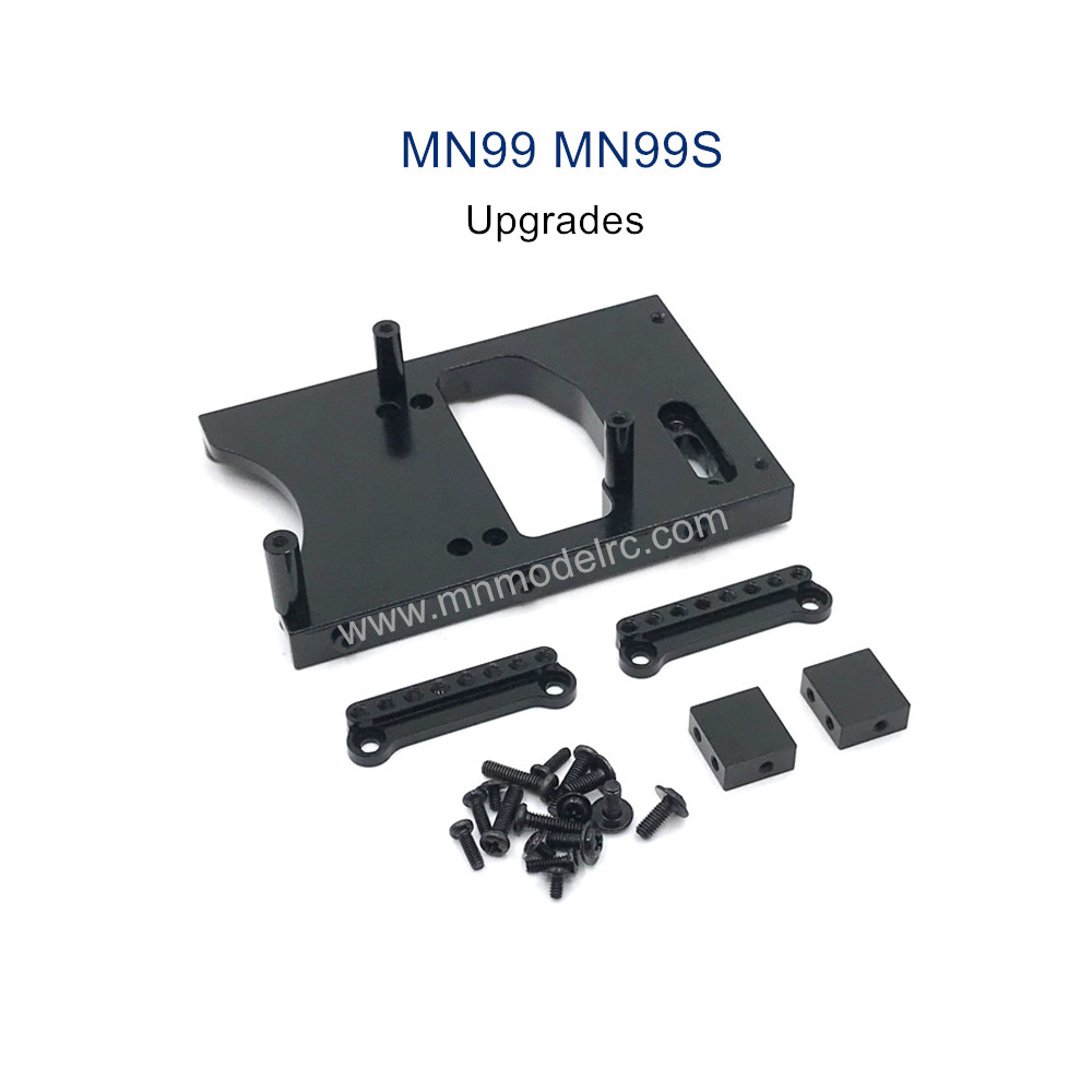 MODEL MN99S Upgrade parts Servo Seat and Shocks Tower black