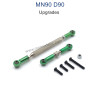 MN MODEL MN-90 Upgrade Parts Steering and Servo Connect Rods green