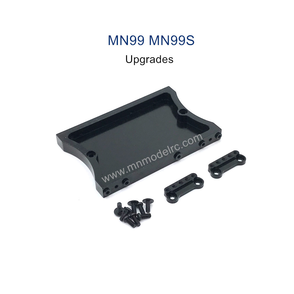 MODEL MN99S Upgrade parts Shock Tower and Tail Plate black
