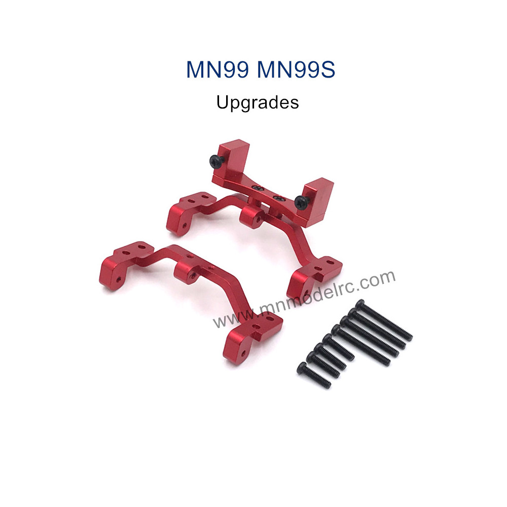 MODEL MN99S Upgrade parts Connect Rod Seat and Rear Servo Seat red