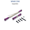 MN MODEL MN-90 Upgrade Parts Steering and Servo Connect Rods purple