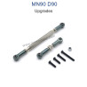 MN MODEL MN-90 Upgrade Parts Steering and Servo Connect Rods gray