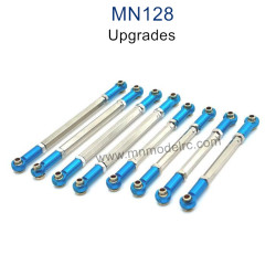 MN MODEL MN128 Upgrade parts Metal Connect Rods blue