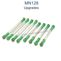 MN MODEL MN128 Upgrade parts Metal Connect Rods green