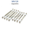 MN MODEL MN128 Upgrade parts Metal Connect Rods silver