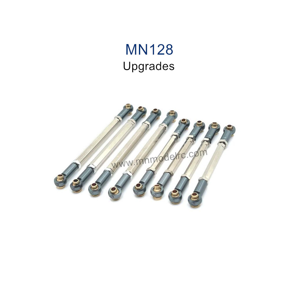 MN MODEL MN128 Upgrade parts Metal Connect Rods grey