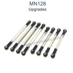 MN MODEL MN128 Upgrade parts Metal Connect Rods black