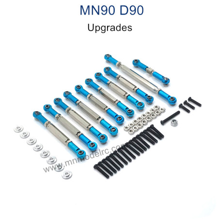 MN MODEL MN-90 Upgrade Parts Connect Rods blue