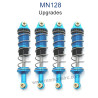 MN MODEL MN128 Upgrade parts Metal Shock blue