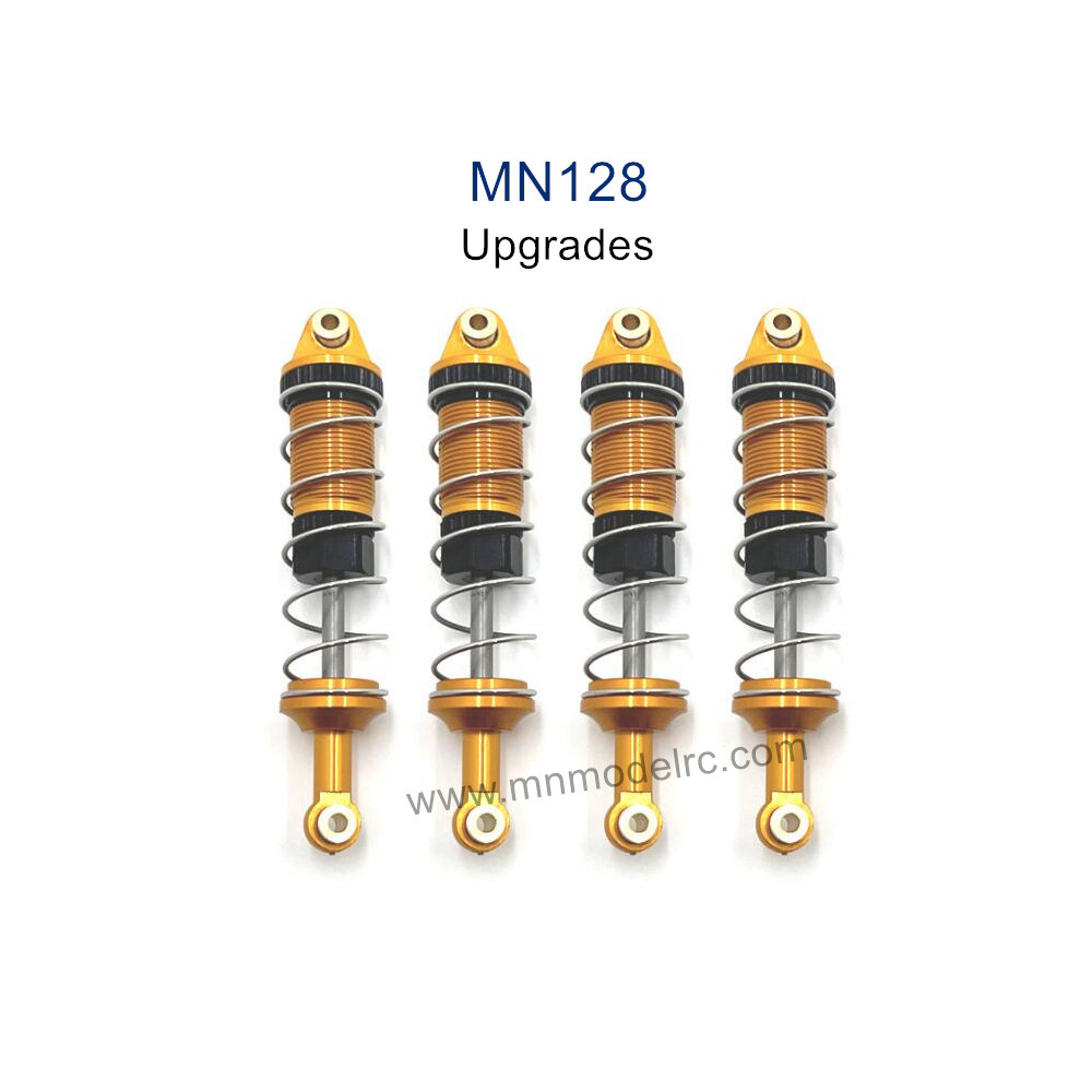 MN MODEL MN128 Upgrade parts Metal Shock yellow