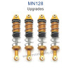 MN MODEL MN128 Upgrade parts Metal Shock yellow