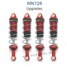 MN MODEL MN128 Upgrade parts Metal Shock red