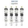 MN MODEL MN128 Upgrade parts Metal Shock silver