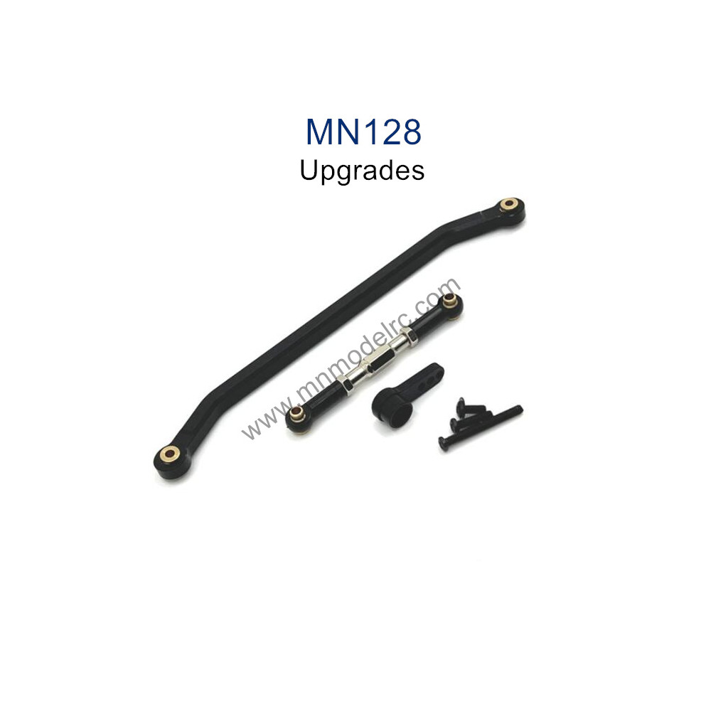 MN MODEL MN128 Upgrade parts Metal Steering Connect Rods black