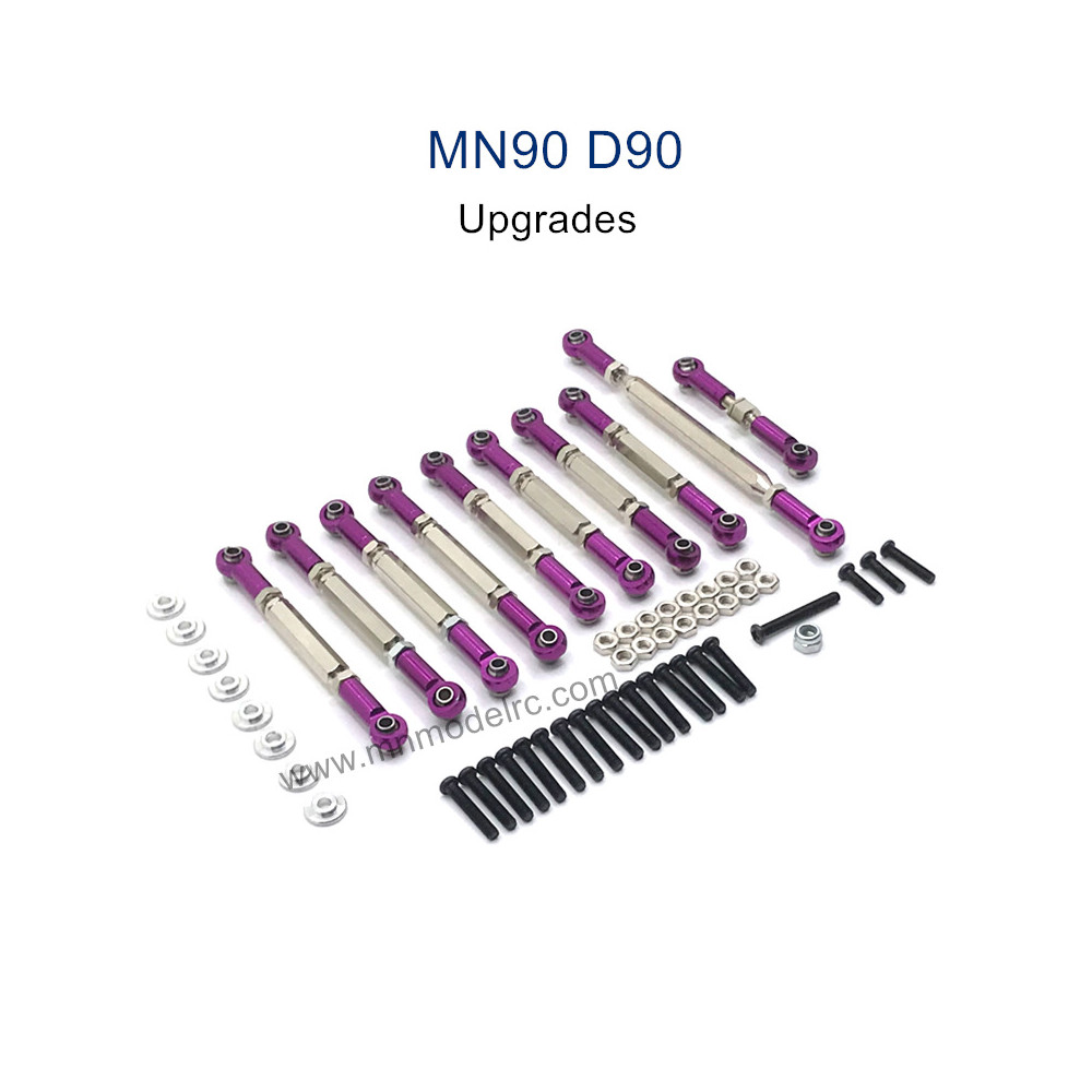 MN MODEL MN-90 Upgrade Parts Connect Rods purple