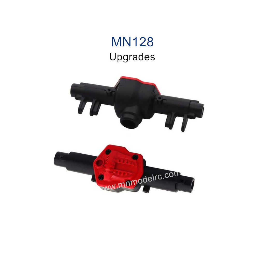 MN MODEL MN128 Upgrade parts Front and Rear Gearbox Cover black