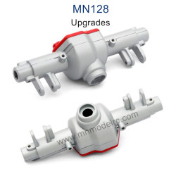 MN MODEL MN128 Upgrade parts Front and Rear Gearbox Cover silver