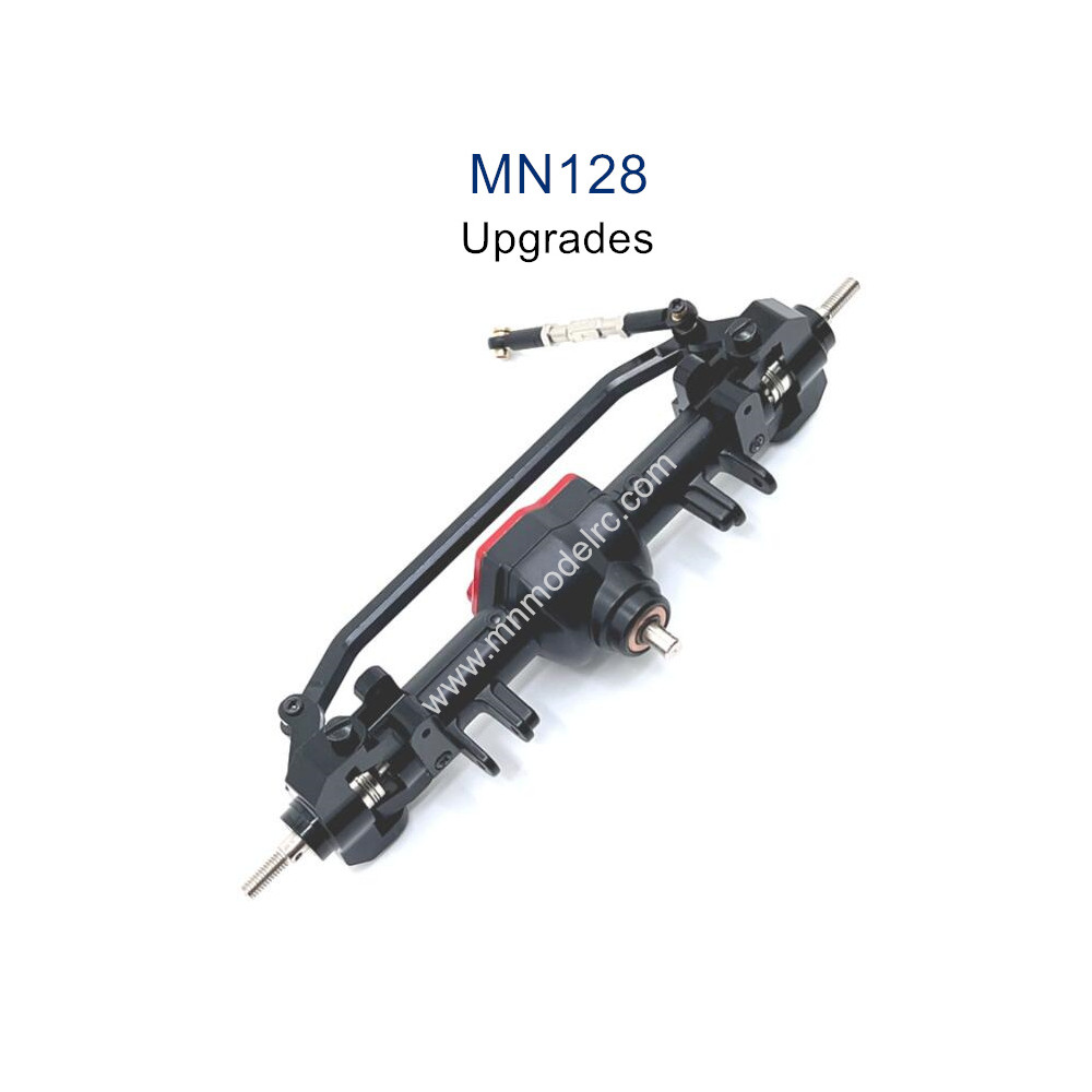 MN MODEL MN128 Upgrade parts Metal Front Axle Assembly black