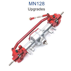 MN MODEL MN128 Upgrade parts Metal Front Axle Assembly silver